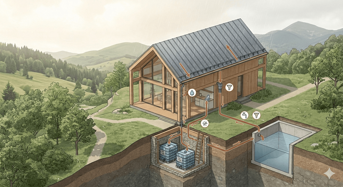 Designing autonomous water supply for a Carpathian eco-community