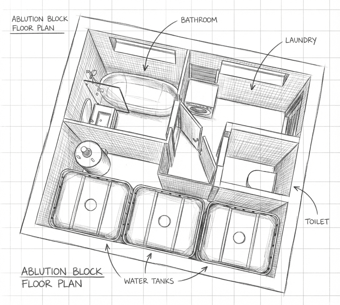 Ablution Block Implementation - Image 1