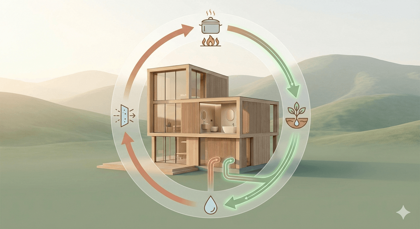 Designing autonomous sanitation for a remote eco-community